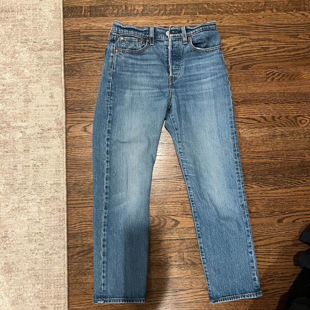 Levi's Women's High Rise Wedgie Blue Jeans